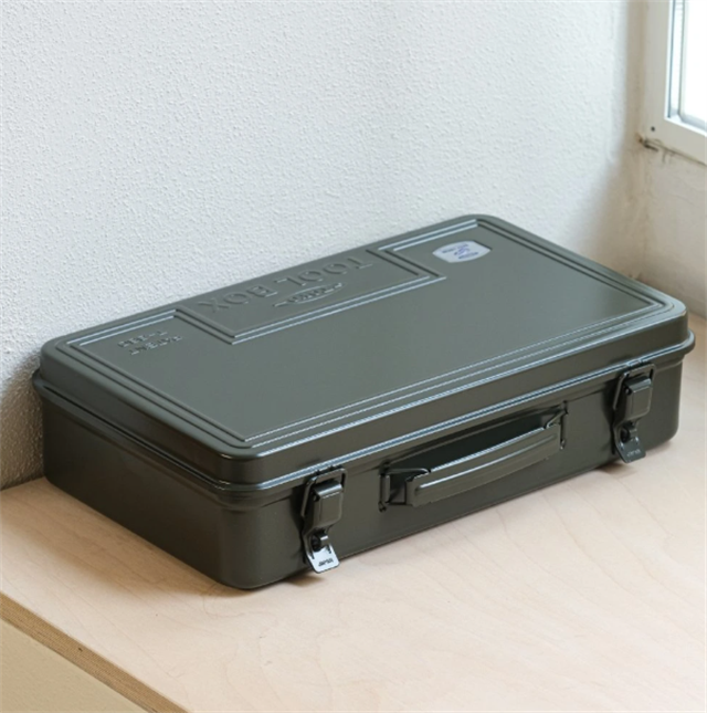 Toyo Steel-Toyo Steel T 360 Tool Storage Box Moss Green Metal Saklama Kutusu-Test-4-Milagron.com