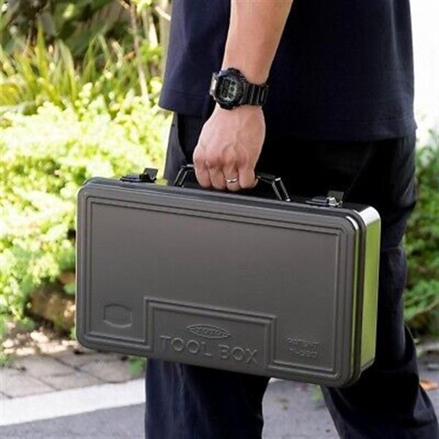 Toyo Steel-Toyo Steel T 360 Tool Storage Box Moss Green Metal Saklama Kutusu-Test-5-Milagron.com