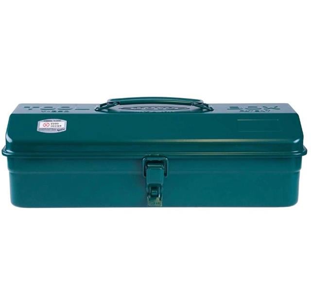 Toyo Steel-Toyo Steel Y 350 Tool Storage Box Antique Green Metal Saklama Kutusu-Test-2-Milagron.com