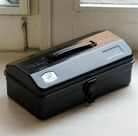 Toyo Steel Y-280 Tool Storage Box Black Metal Saklama Kutusu