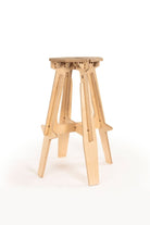 Tufetto-The Mill Ahşap Bar Taburesi-Sandalye & Tabure-3-Milagron.com