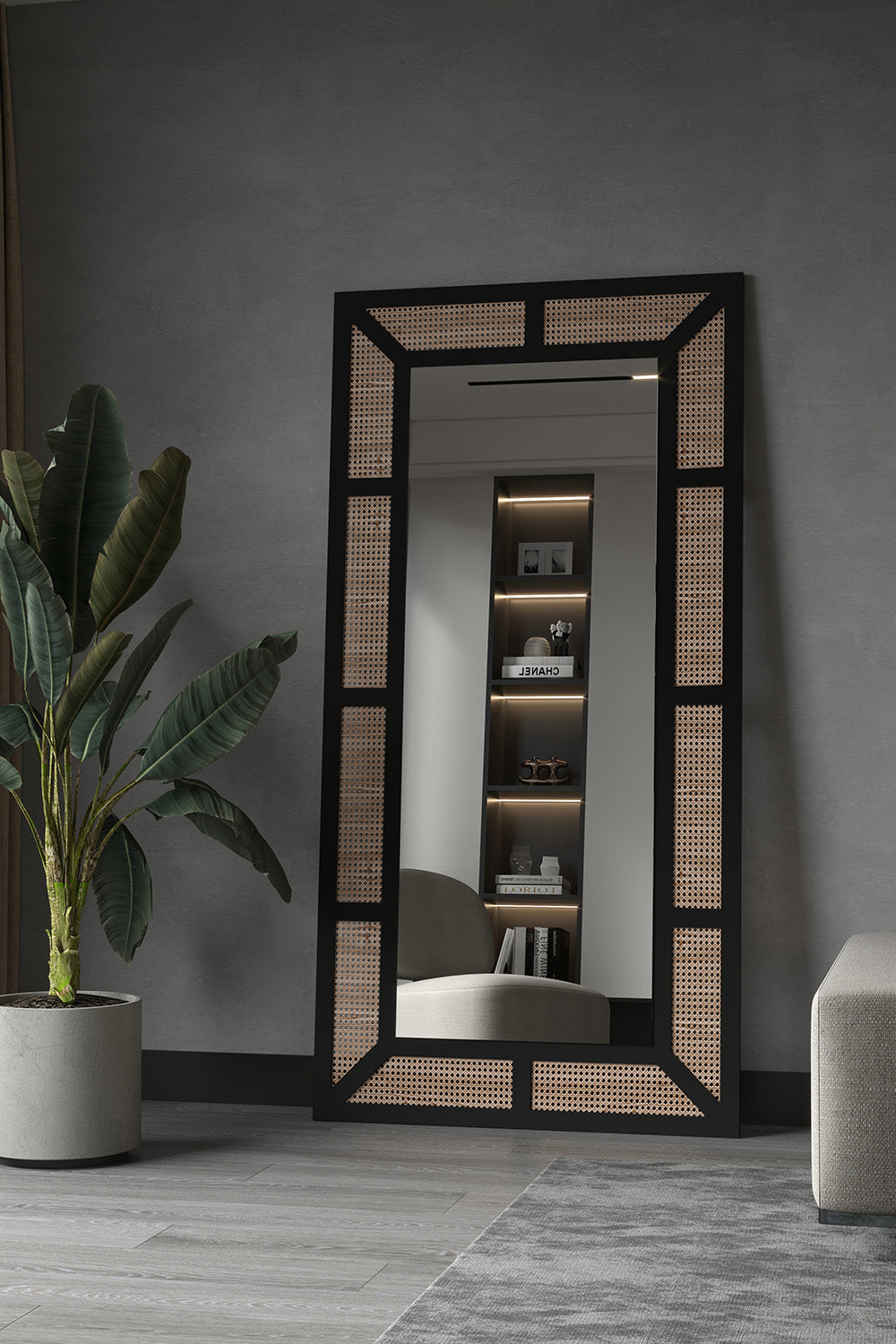 Rattan Boy Aynası - 0