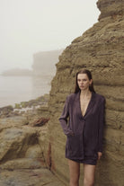 Ares Bambu Mürdüm Blazer - 3