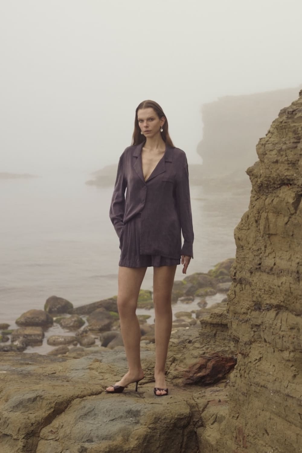 Ares Bambu Mürdüm Şort - 3