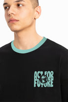 Act For Future Erkek Bisiklet Yaka Oversıze Tee