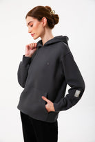 Kapüşonlu Organik Pamuklu Sweatshirt