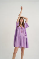 Unexpectedone-Grace Elbise - Lila-Elbise-1-Milagron.com