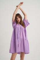 Unexpectedone-Grace Elbise - Lila-Elbise-2-Milagron.com