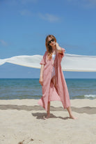 Unexpectedone-Realistic Kimono-Plain Blush-Kimono-4-Milagron.com