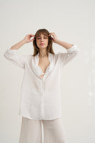Unexpectedone-Shades of Shirt - Beyaz-Gömlek-3-Milagron.com