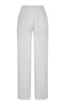 Unexpectedone-Soul Mate Yan Yırtmaçlı Pantolon - White-Pantolon-3-Milagron.com