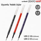Uni-Ball Zento Siyah Jel Kalem 0.5 Mm Anthurium Pink Ubn-Zfl-05.51