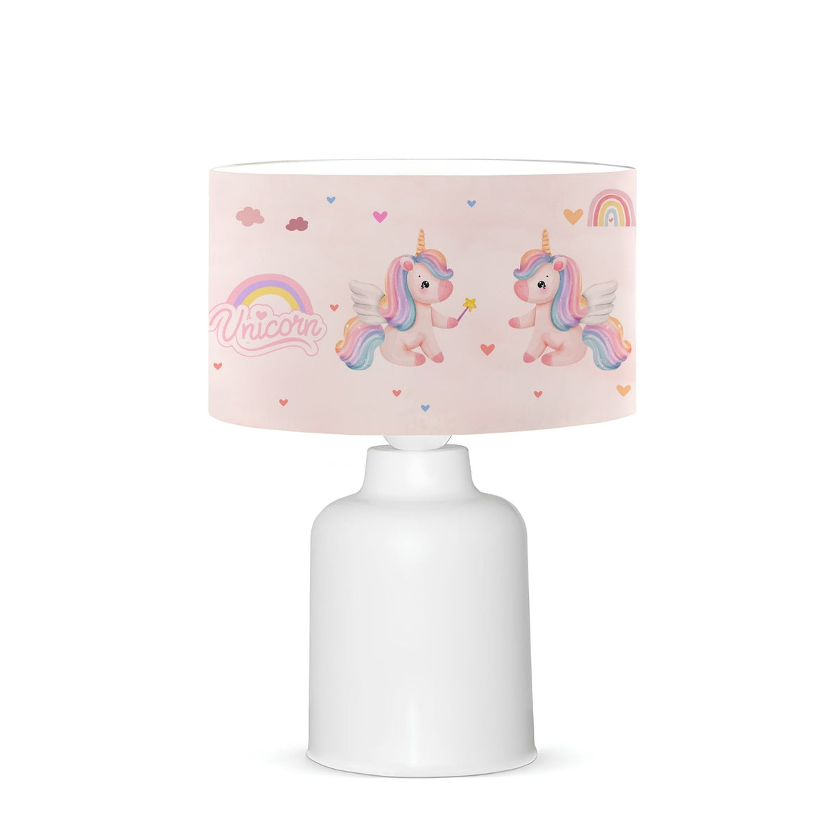 Unicorn Çocuk Odası Abajur Lamba 