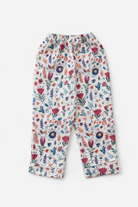 Animals Çiçek Desenli Organik Müslin Pijama Takımı
