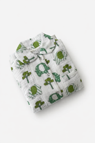 Elephant Hayvan Desenli Organik Müslin Pijama Takımı