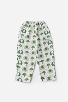 Elephant Hayvan Desenli Organik Müslin Pijama Takımı