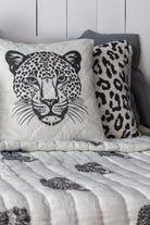 Wild Leopard Organik Pamuk El Yapımı Yatak Örtüsü
