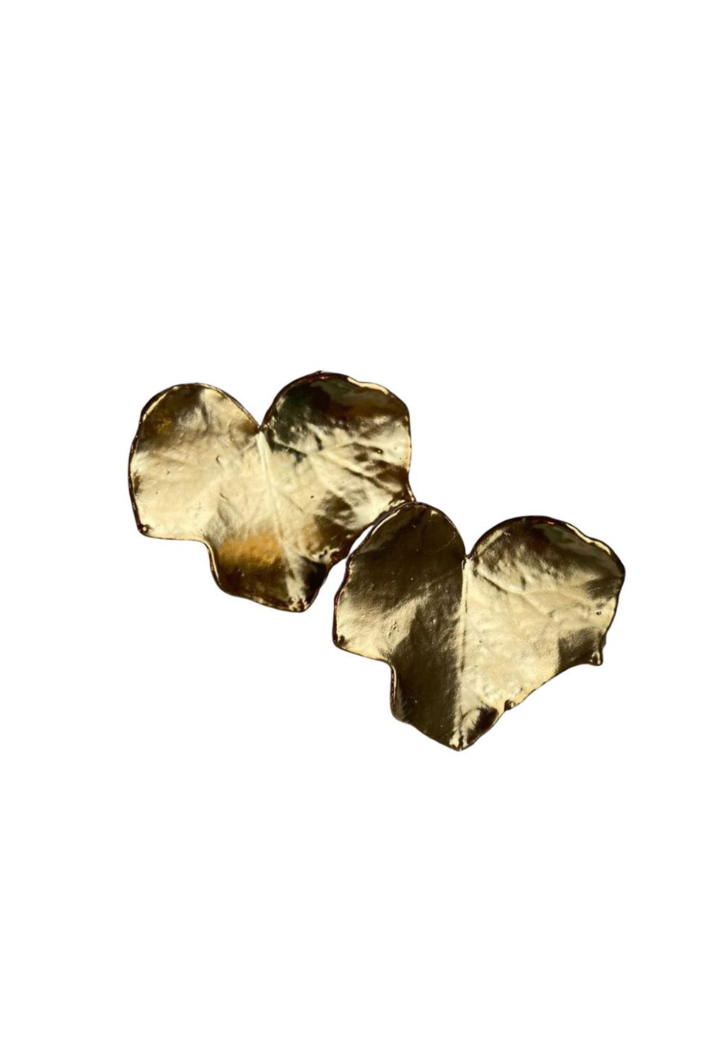 Morning Blue-Heart Leaves Earrings-Küpe-1-Milagron.com