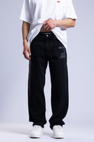 Catch-Baskılı Baggy Jean Pantolon-Pantolon-2-Milagron.com