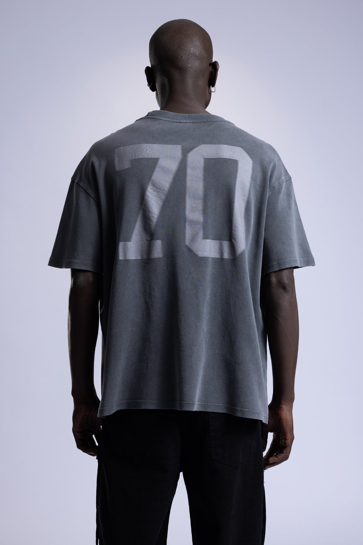 Yıkamalı Baskılı T-Shirt