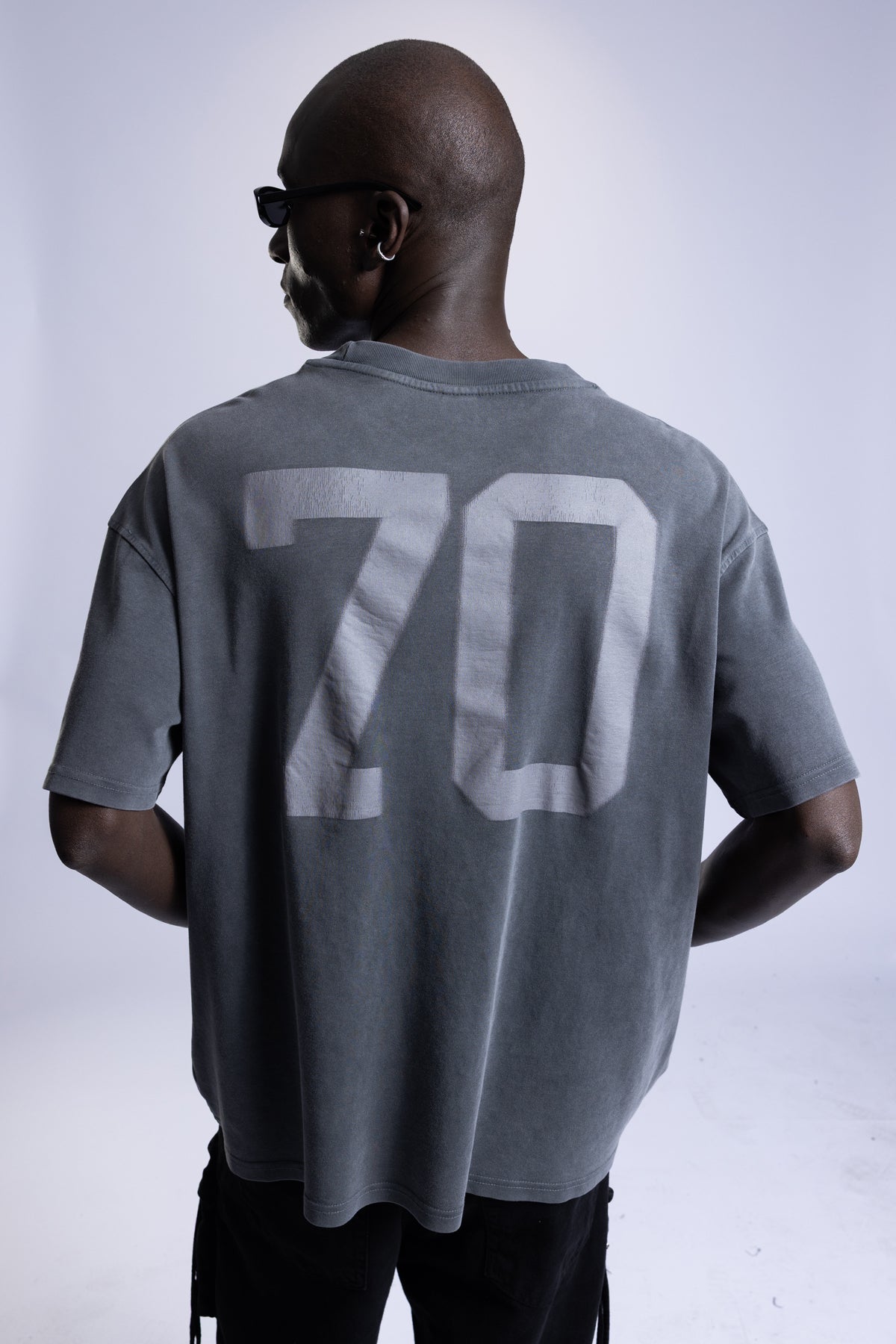 Yıkamalı Baskılı T-Shirt