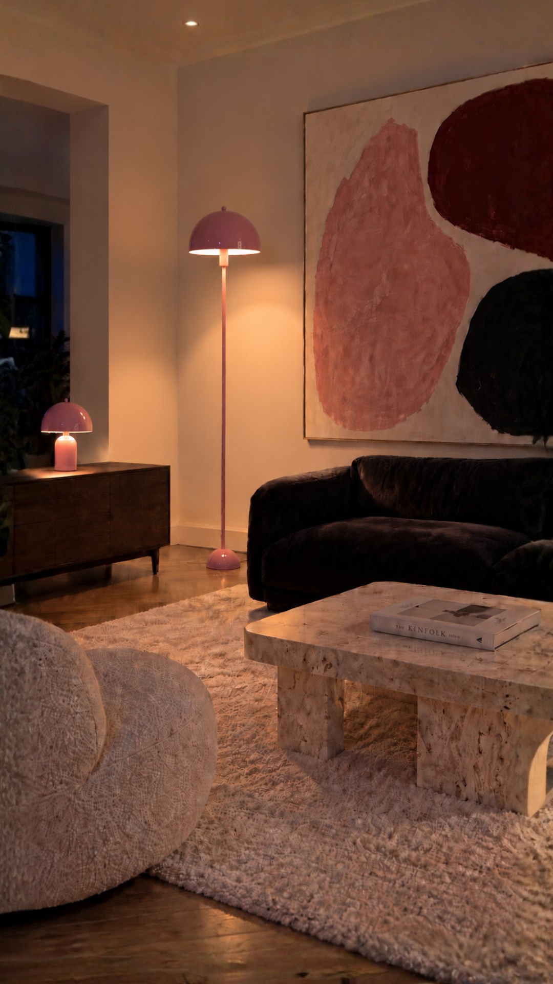 Soho Soft Pembe Metal Lambader 
