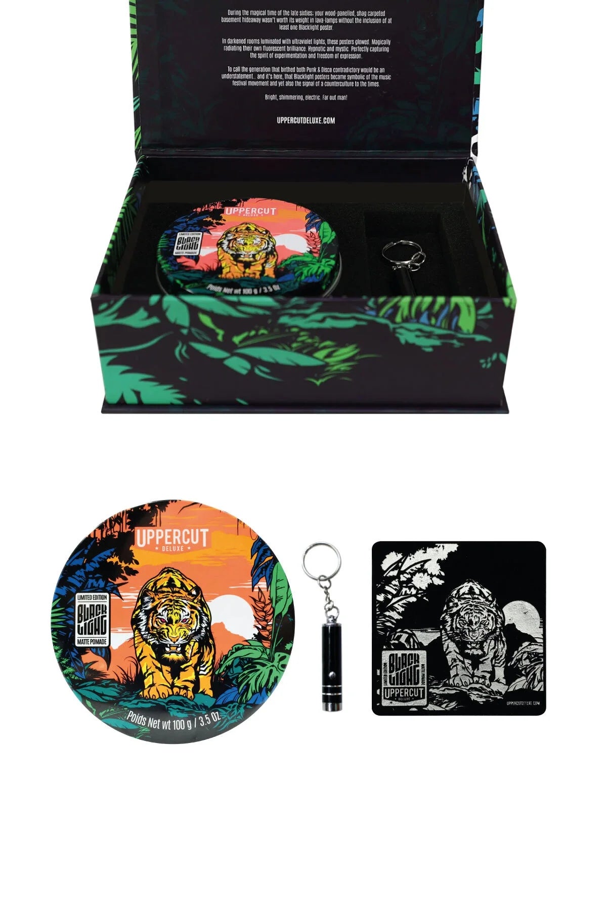 Uppercut Deluxe Blacklight Matte Pomade 100g + Koleksiyon Kutusu