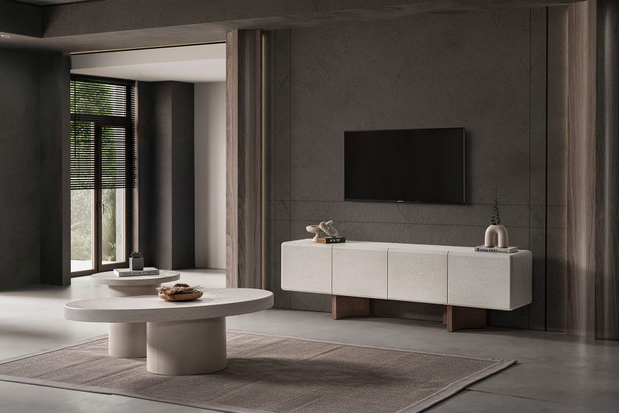 Valnott-Aura Tv Sehpası-Tv Ünitesi-6-Milagron.com