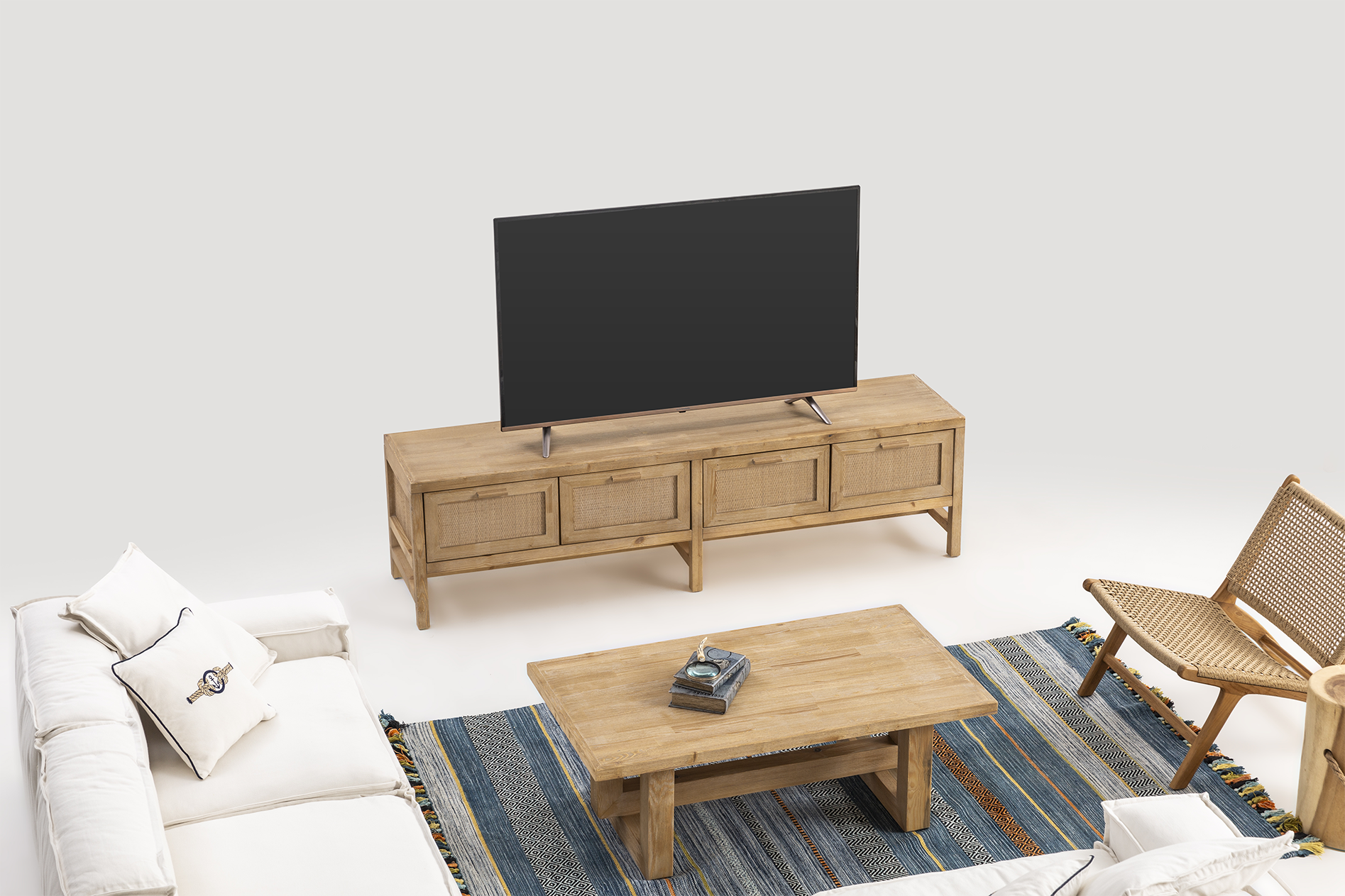 Valnott-Casablanca Tv ünitesi-Tv Ünitesi-3-Milagron.com