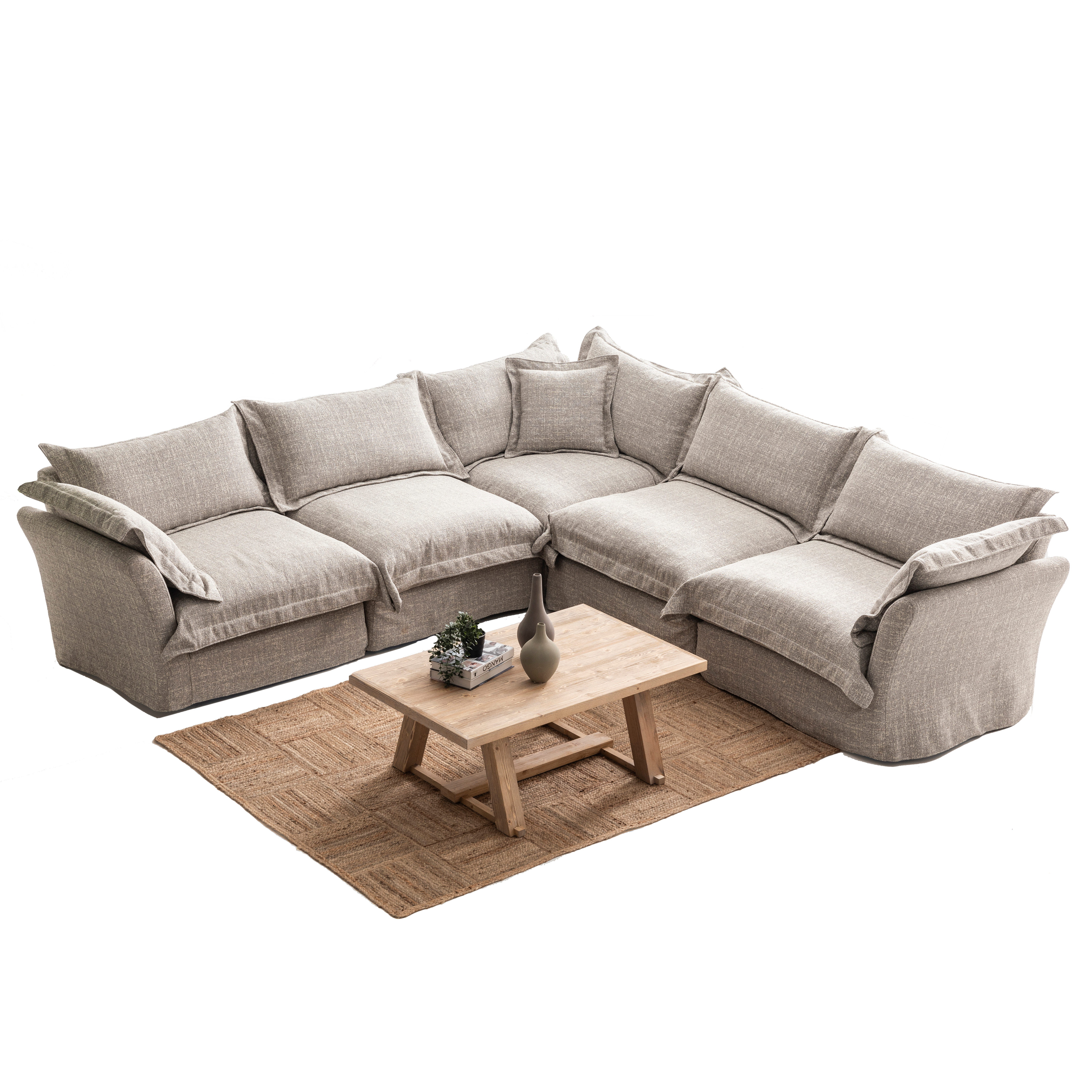 Valnott-Juliet Köşe Koltuk-Koltuk & Berjer-1-Milagron.com