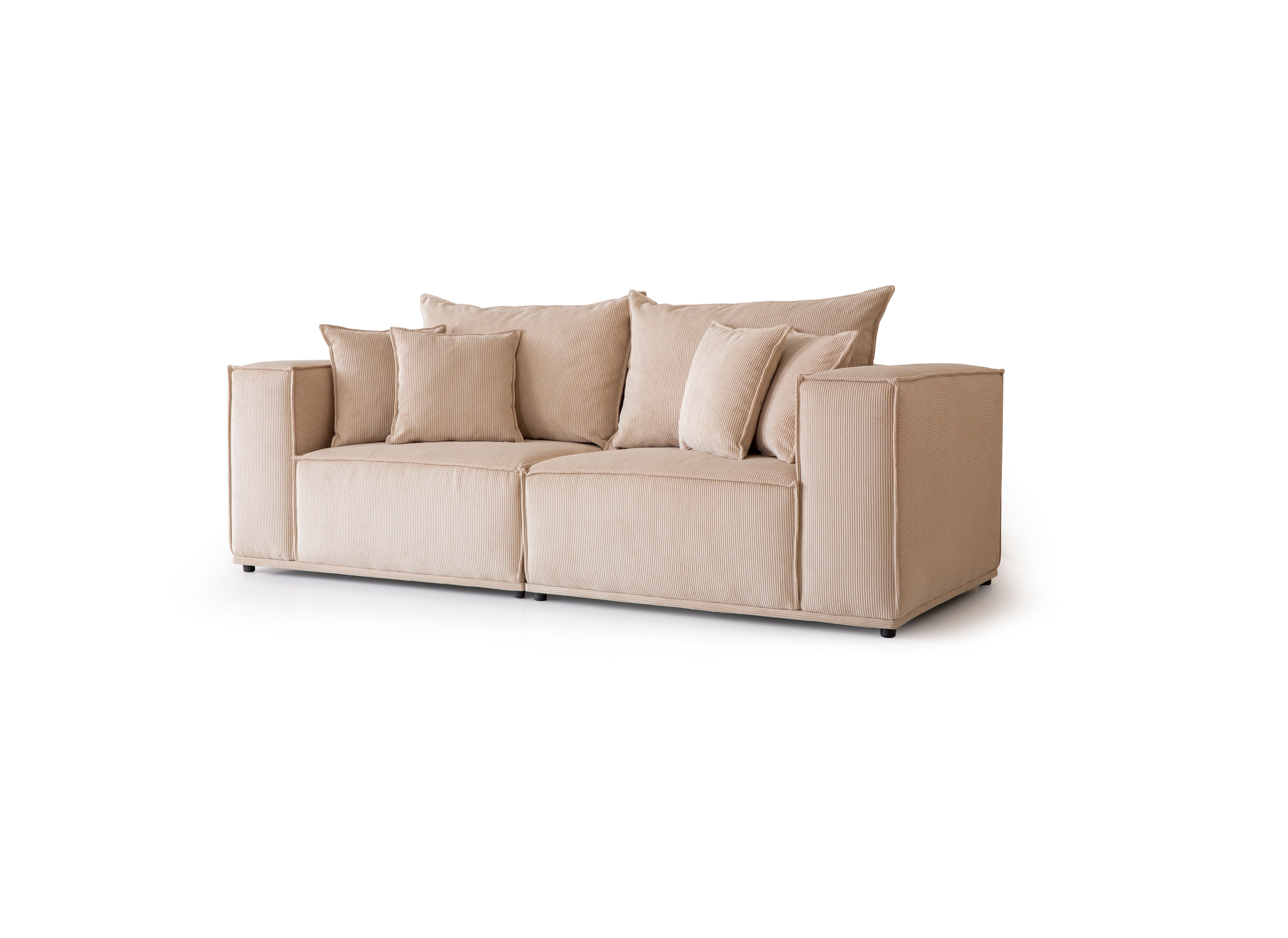 Valnott-Line 3'lü Koltuk-Koltuk & Berjer-3-Milagron.com