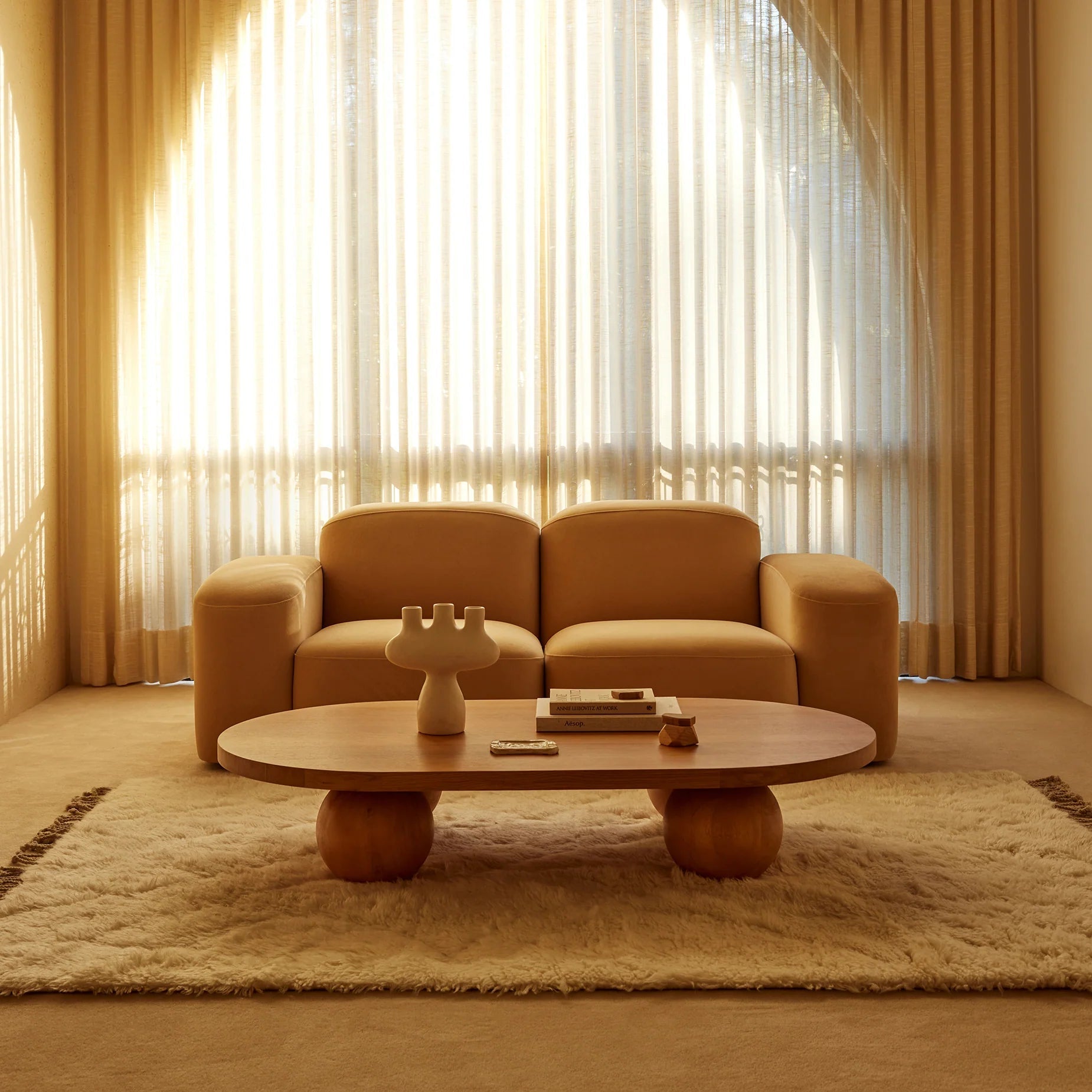 Valnott-Lucy Oval Orta Sehpa-Orta Sehpa-10-Milagron.com