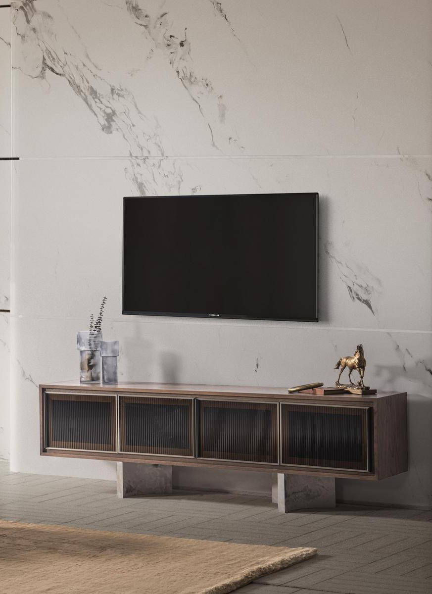 Valnott-Merlin Tv Sehpası-Tv Ünitesi-5-Milagron.com