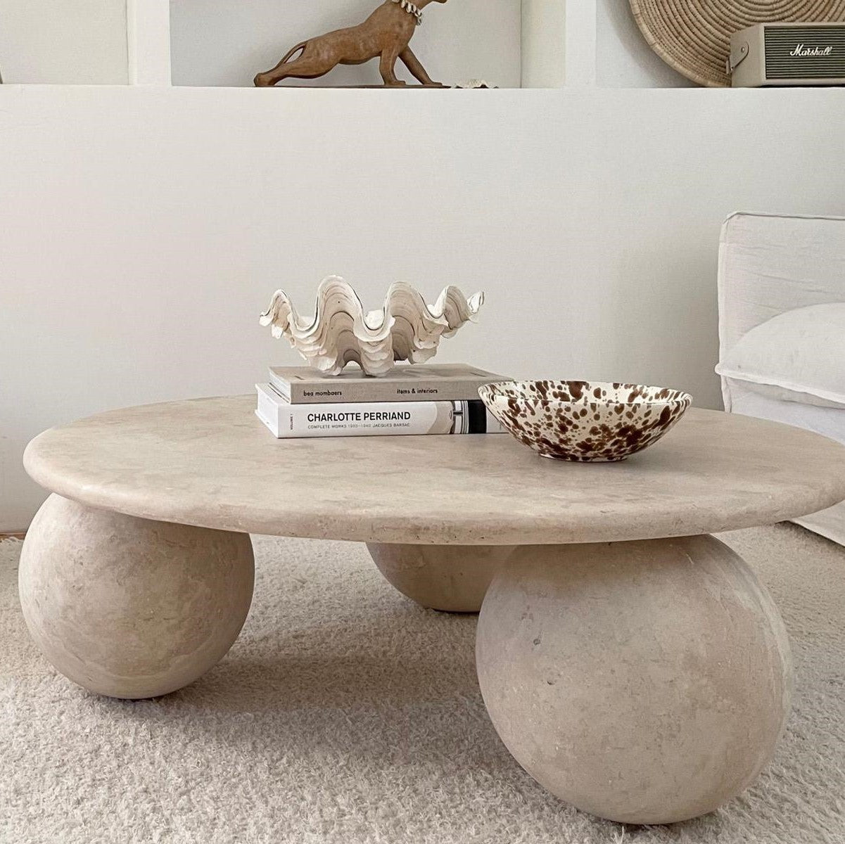 Valnott-Nella Traverten Orta Sehpa-Orta Sehpa-2-Milagron.com