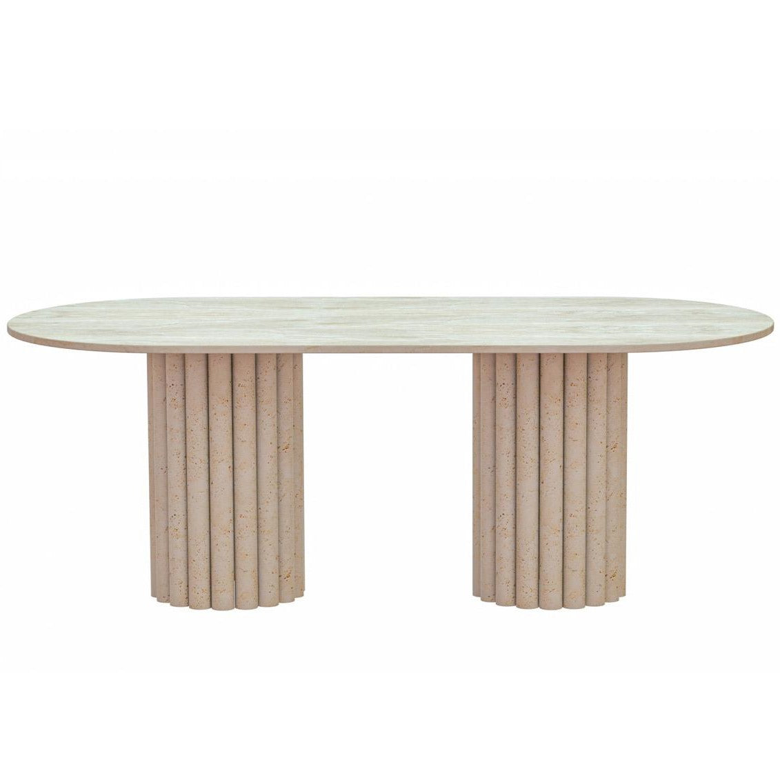 Valnott-Niva Traverten Yemek Masası-Masa-1-Milagron.com