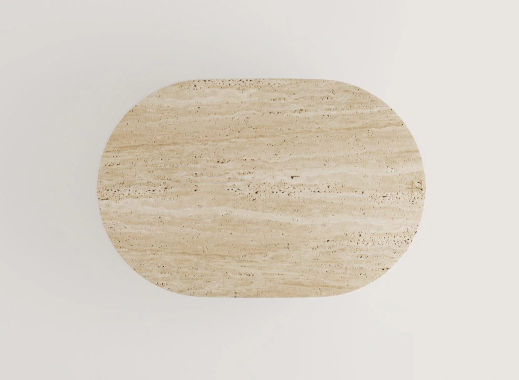 Valnott-Odette Traverten Orta Sehpa-Orta Sehpa-2-Milagron.com