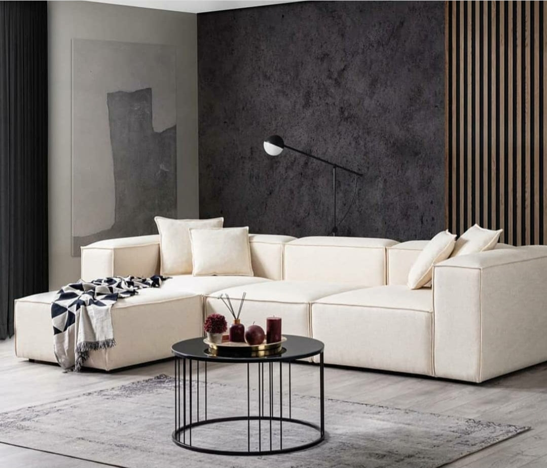 Valnott-Ravi 4'lü Köşe Koltuk-Koltuk & Berjer-2-Milagron.com