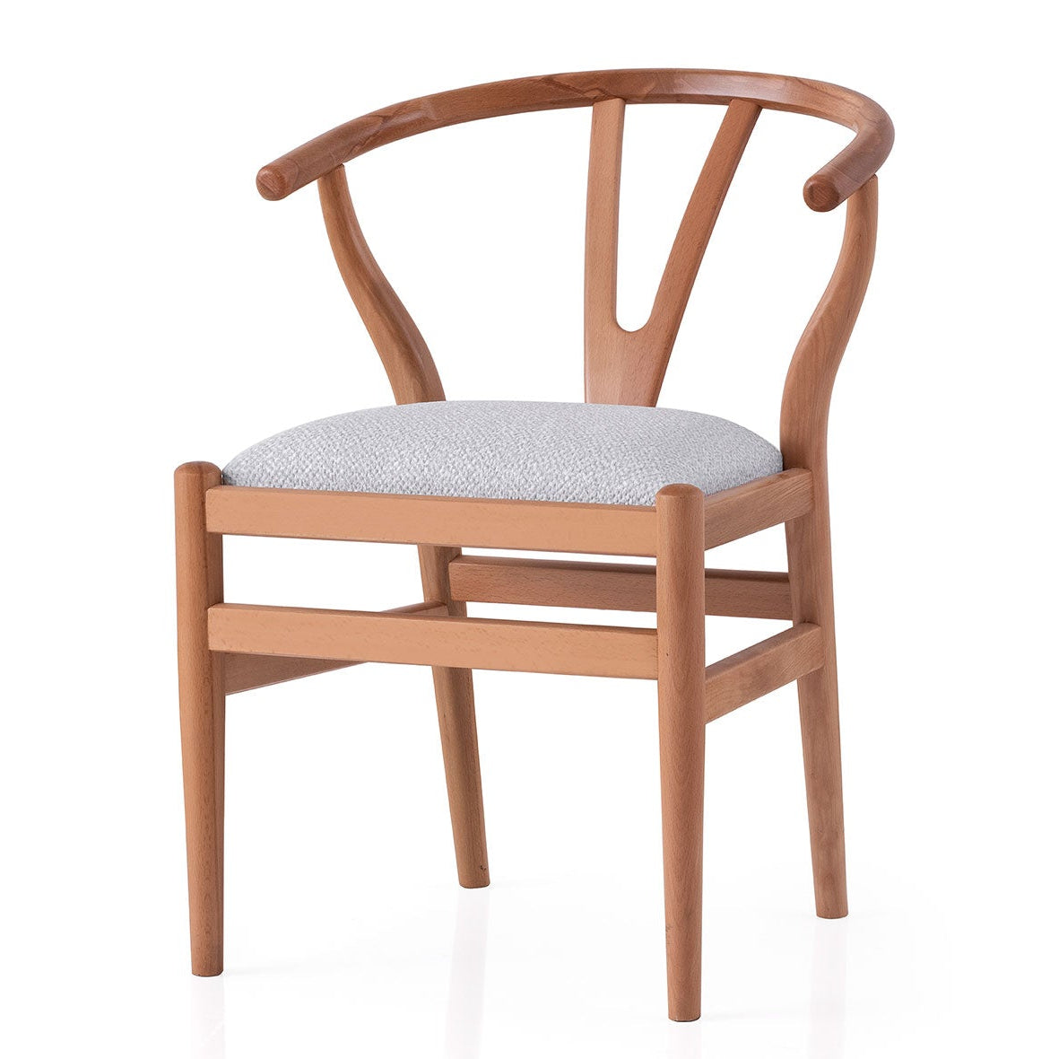 Valnott-Wishbone Kumaşlı Sandalye-Sandalye-1-Milagron.com