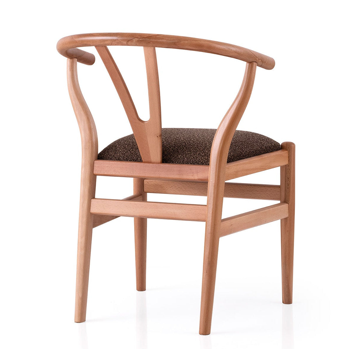 Valnott-Wishbone Kumaşlı Sandalye-Sandalye-4-Milagron.com