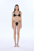 Valnue Lingerie-Alice Siyah Dantel Tanga-Tanga-3-Milagron.com