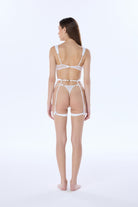 Valnue Lingerie-Margaret Beyaz Dantel Korse Jartiyer-İç Giyim Setleri-6-Milagron.com