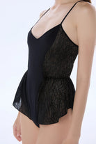 Valnue Lingerie-Noah Siyah Dantel Tulum-Babydoll-1-Milagron.com