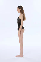 Valnue Lingerie-Noah Siyah Dantel Tulum-Babydoll-4-Milagron.com