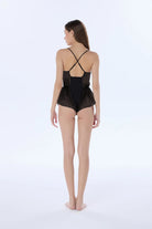 Valnue Lingerie-Noah Siyah Dantel Tulum-Babydoll-6-Milagron.com