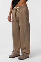 Bağcıklı Baggy Gabardin Pantolon