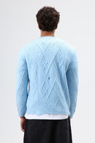 Oversize Desenli Triko Kazak