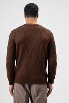 Oversize Desenli Triko Kazak
