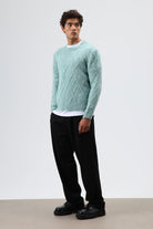Oversize Desenli Triko Kazak
