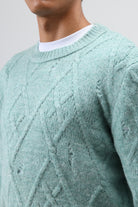 Oversize Desenli Triko Kazak