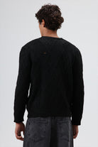 Oversize Desenli Triko Kazak